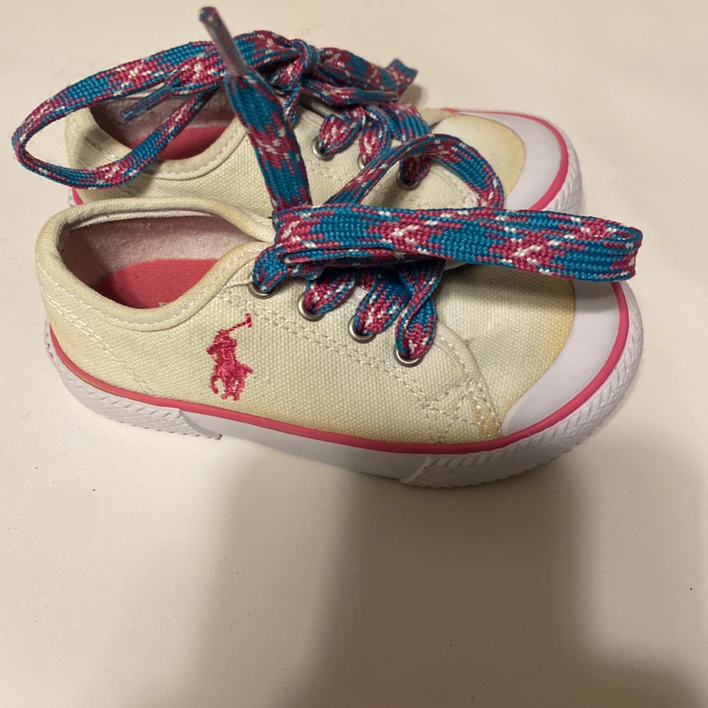 Polo Ralph Lauren Girl Shoes Color Off White Pink Size 7